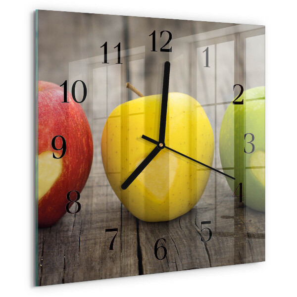 Reloj de vidrio Manzanas