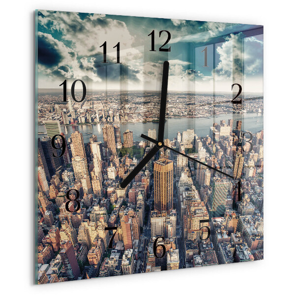 Reloj de vidrio Nueva York