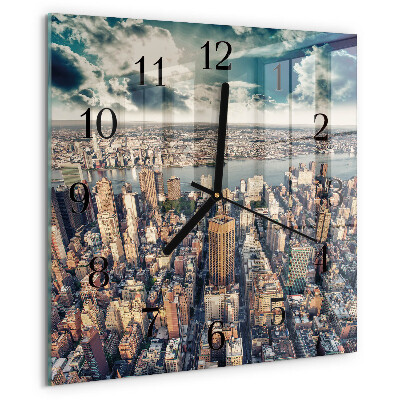 Reloj de vidrio Nueva York