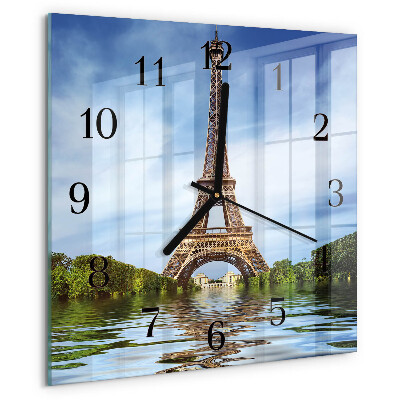 Reloj de vidrio Torre Eiffel