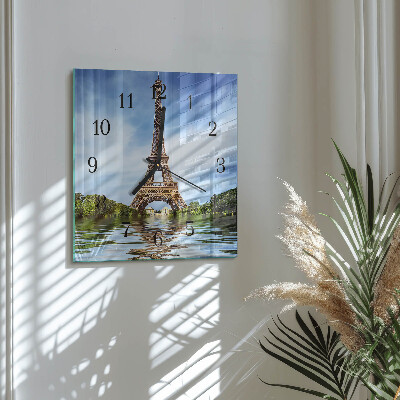 Reloj de vidrio Torre Eiffel