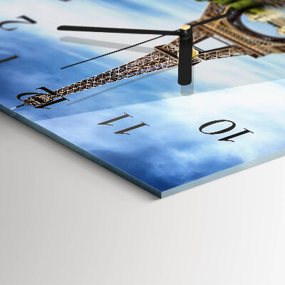 Reloj de vidrio Torre Eiffel
