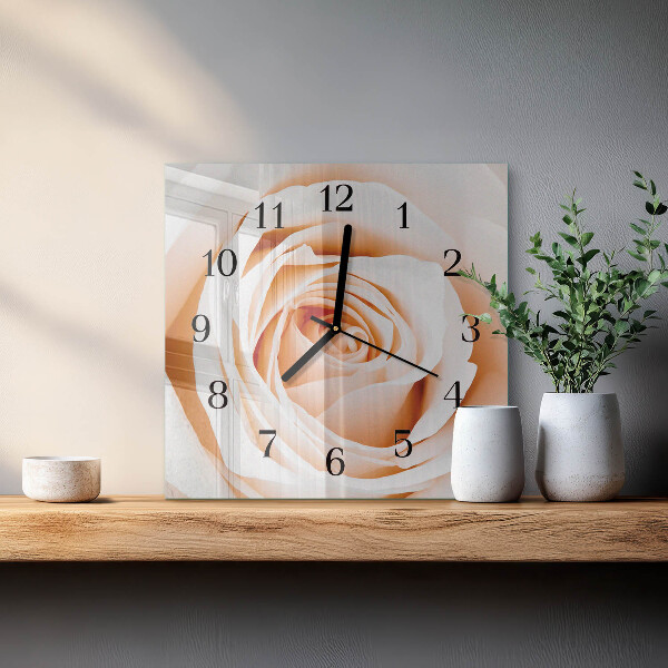 Reloj de vidrio Rosa