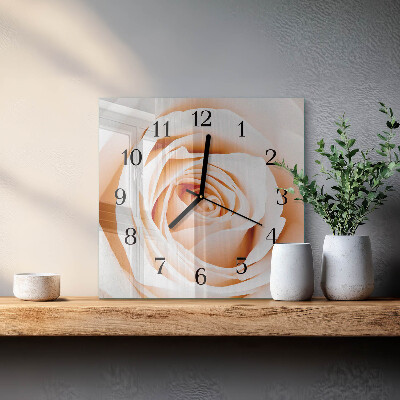 Reloj de vidrio Rosa