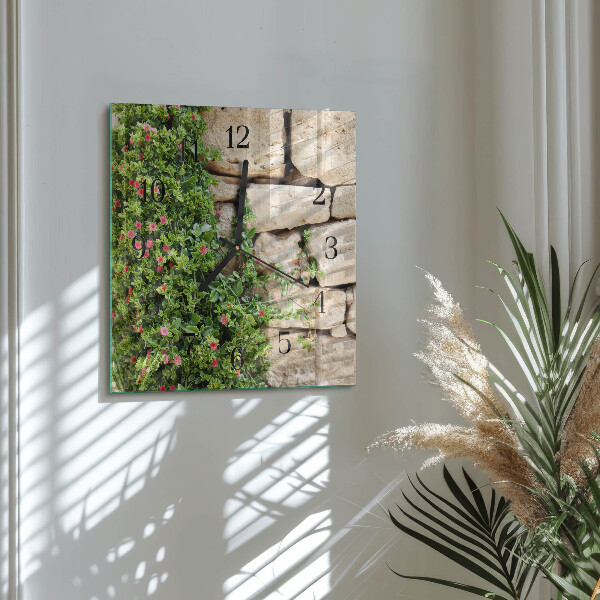 Reloj de vidrio Piedras naturales
