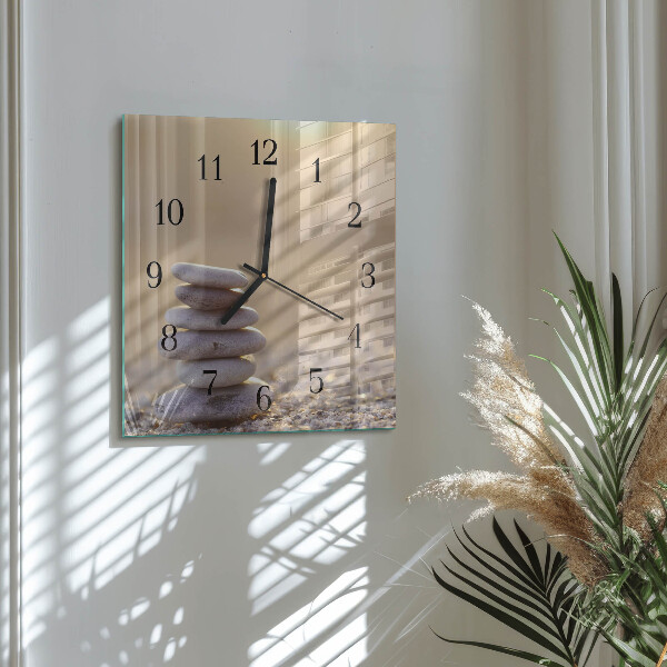 Reloj de vidrio Piedras