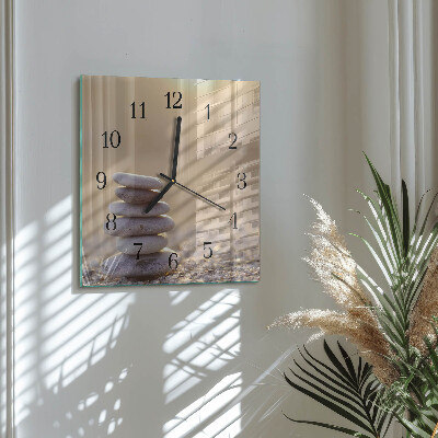 Reloj de vidrio Piedras
