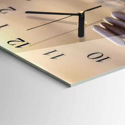 Reloj de vidrio Piedras