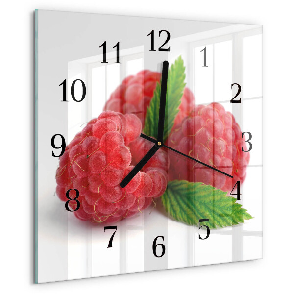 Reloj de vidrio Frambuesas