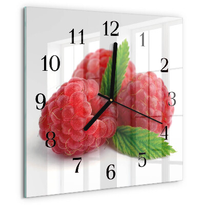 Reloj de vidrio Frambuesas