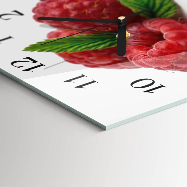 Reloj de vidrio Frambuesas