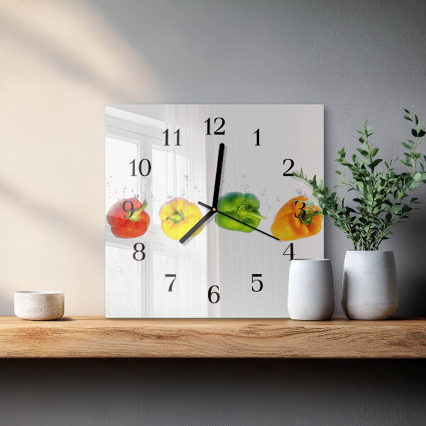 Reloj de vidrio Pimienta