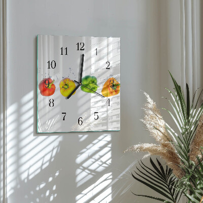 Reloj de vidrio Pimienta
