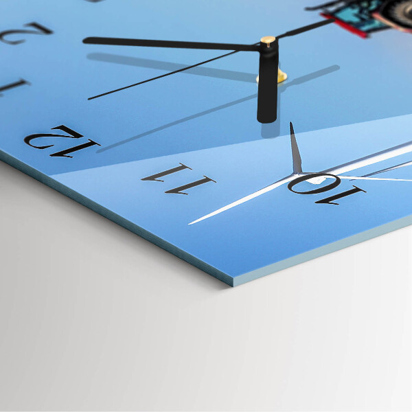 Reloj de vidrio Campo de tractores