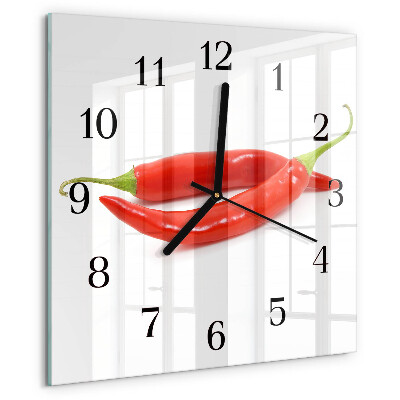 Reloj de vidrio Ají picante