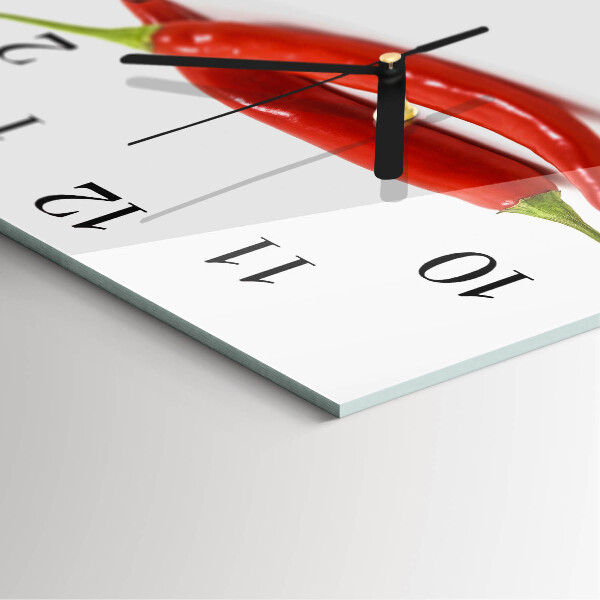 Reloj de vidrio Ají picante