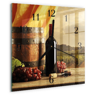 Reloj de vidrio Barril de vino