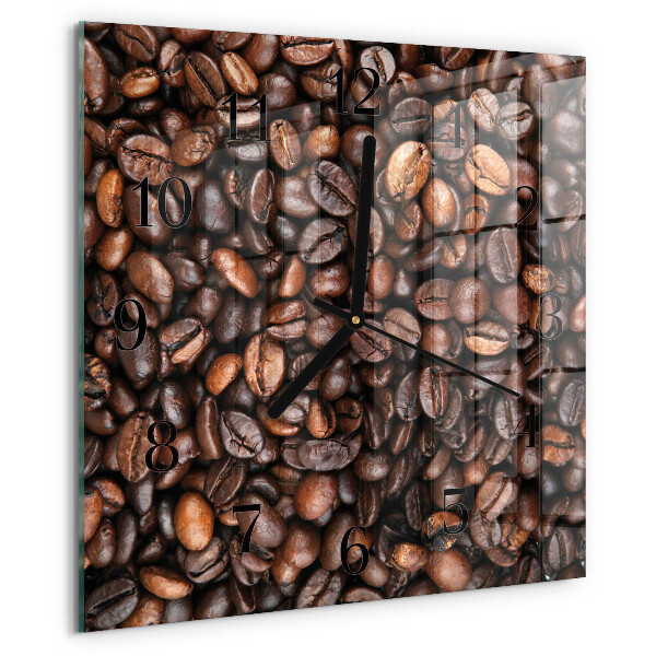 Reloj de vidrio Granos de café