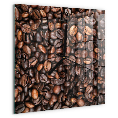 Reloj de vidrio Granos de café