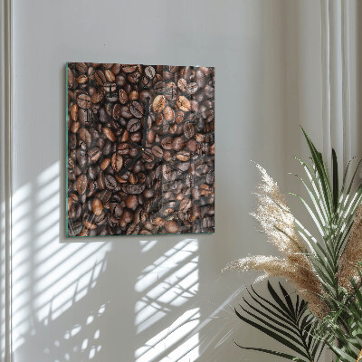 Reloj de vidrio Granos de café