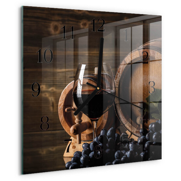 Reloj de vidrio Barril de vino