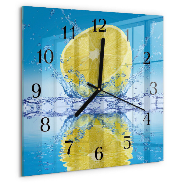 Reloj de vidrio Cítrico