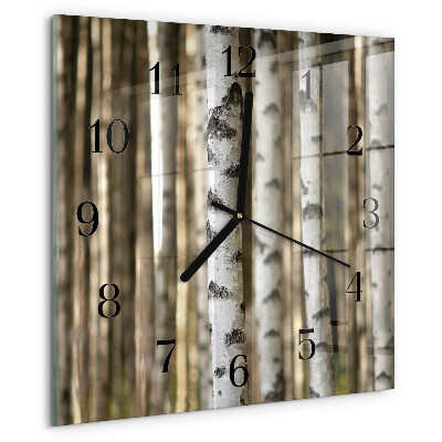 Reloj de vidrio Abedules