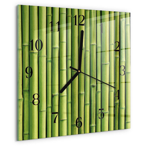 Reloj de vidrio Bambú