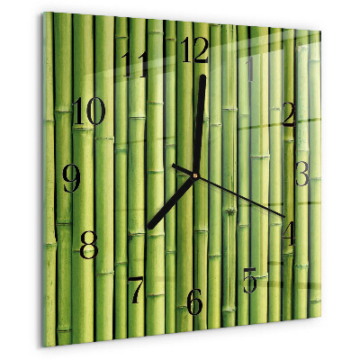 Reloj de vidrio Bambú