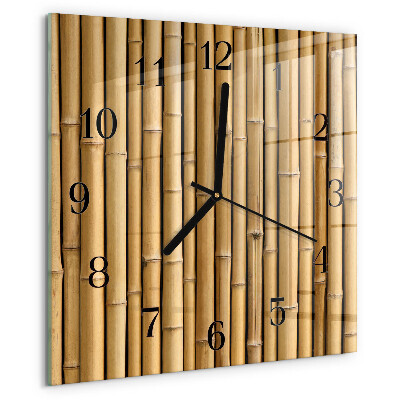 Reloj de vidrio Bambú
