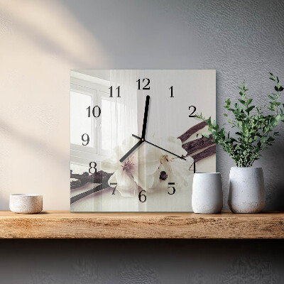 Reloj de vidrio Vainilla