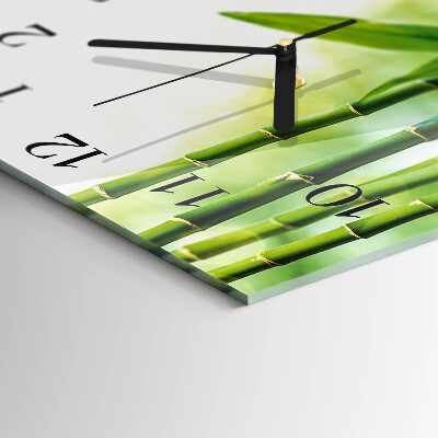 Reloj de vidrio Bambú