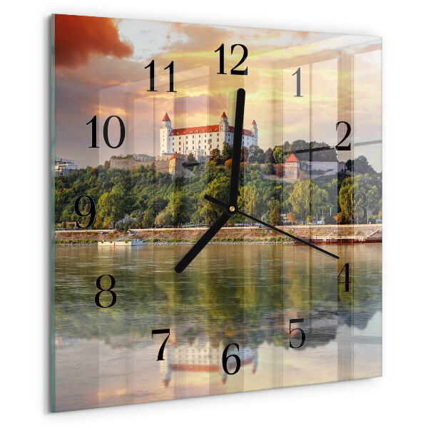 Reloj de vidrio Castillo del río