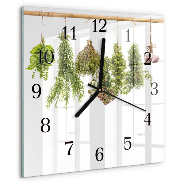 Reloj de vidrio Hierbas