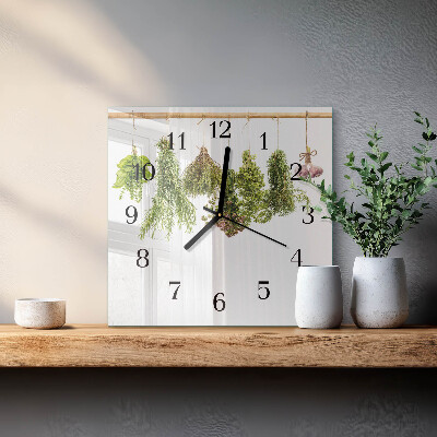 Reloj de vidrio Hierbas