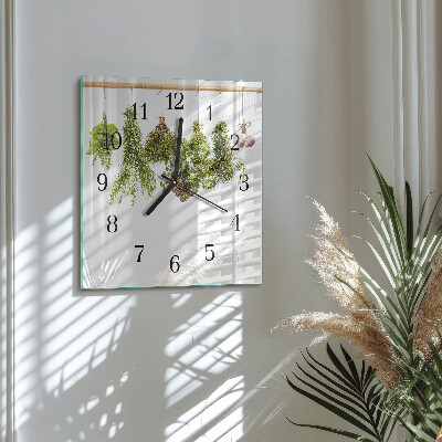 Reloj de vidrio Hierbas