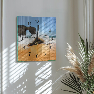 Reloj de vidrio Playa