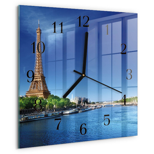 Reloj de vidrio El cielo de París