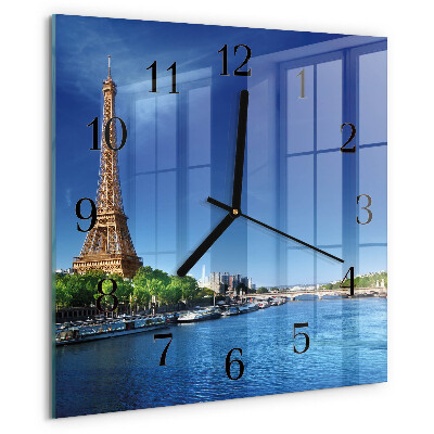 Reloj de vidrio El cielo de París