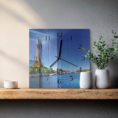 Reloj de vidrio El cielo de París