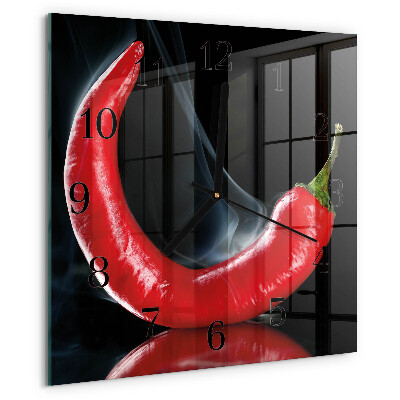 Reloj de vidrio Ají picante