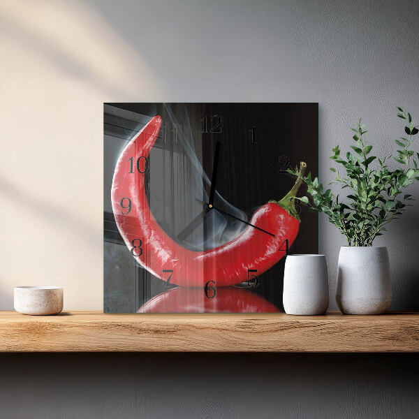 Reloj de vidrio Ají picante