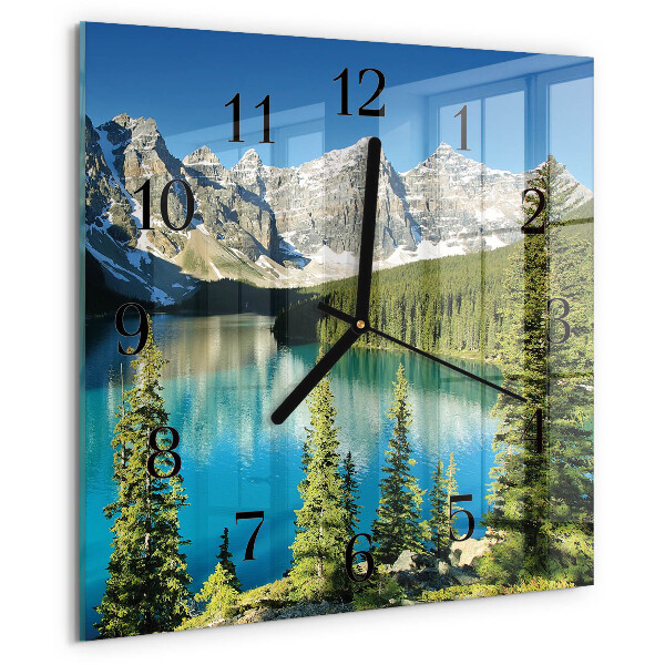 Reloj de vidrio Naturaleza de las montañas