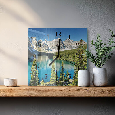 Reloj de vidrio Naturaleza de las montañas