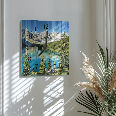 Reloj de vidrio Naturaleza de las montañas