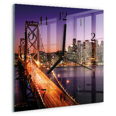 Reloj de vidrio Ciudad de puentes