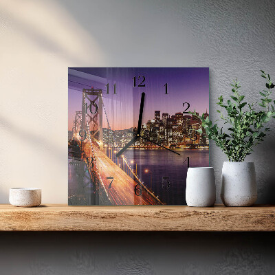 Reloj de vidrio Ciudad de puentes
