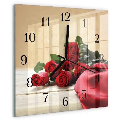 Reloj de vidrio Rosas