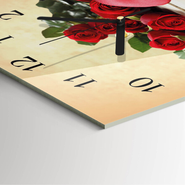 Reloj de vidrio Rosas