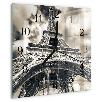 Reloj de vidrio Torre Eiffel